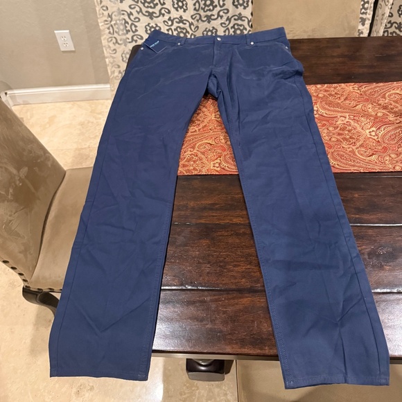 Peter Millar Crown Crafted Men's Size 38 Navy Delvin 5-Pocket Pants MSRP $245 - Picture 4 of 9